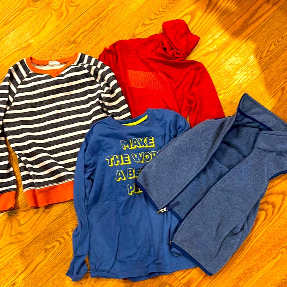 Boys bundle of tops and vest